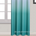 Teal Gradient Blackout Curtains